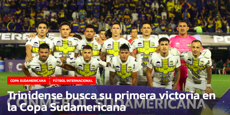 Trinidense busca su primera victoria en la Copa Sudamericana